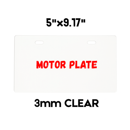 NEW MOTOR PLATE 5"x9.17" 3mm