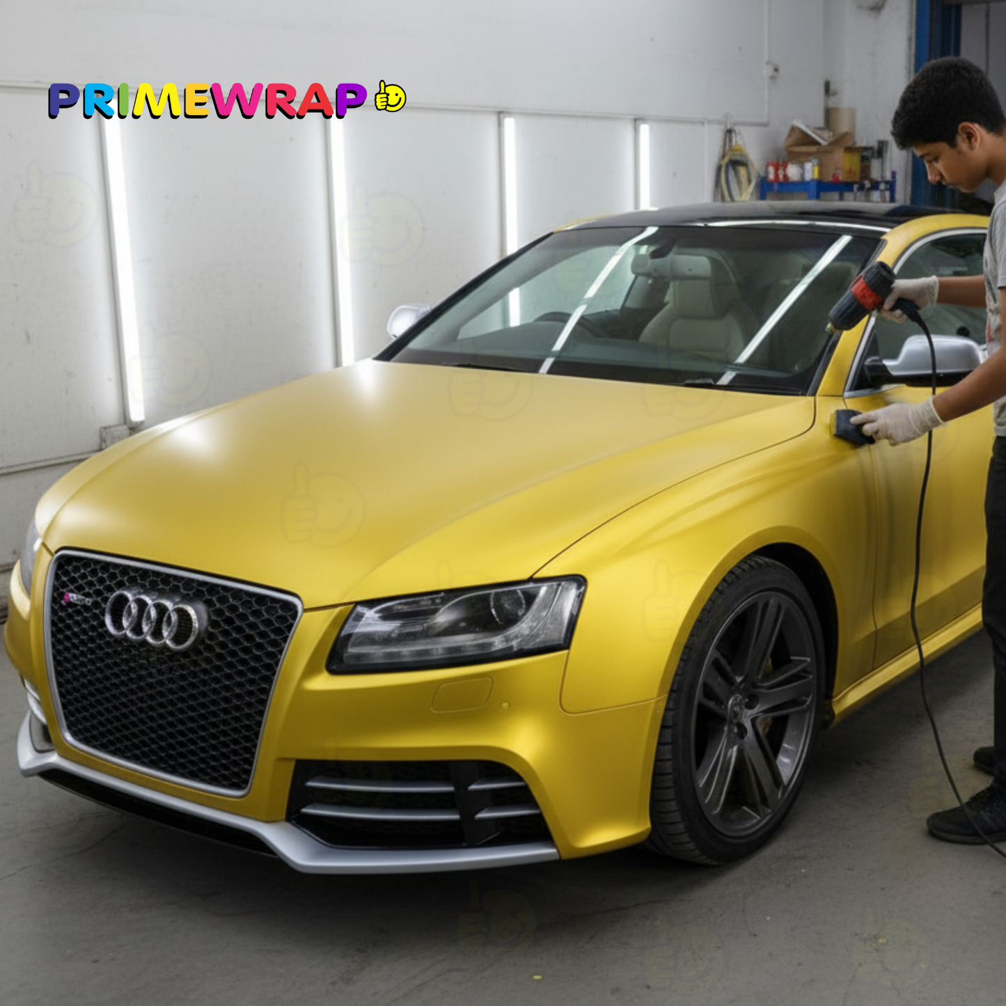 PRIMEWRAP MATTE CHROME GOLD YELLOW