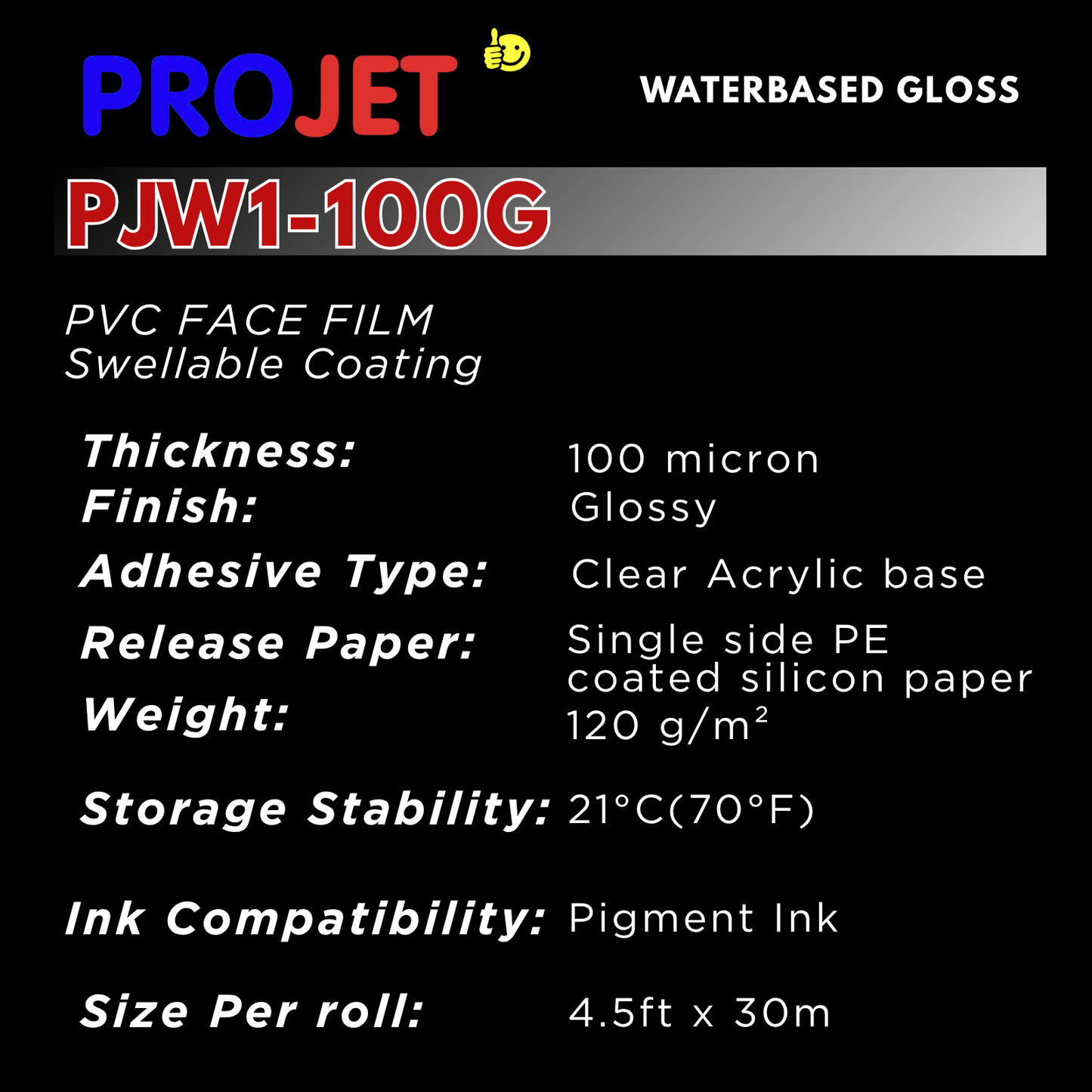 PROJET WHITE WATERBASED GLOSS