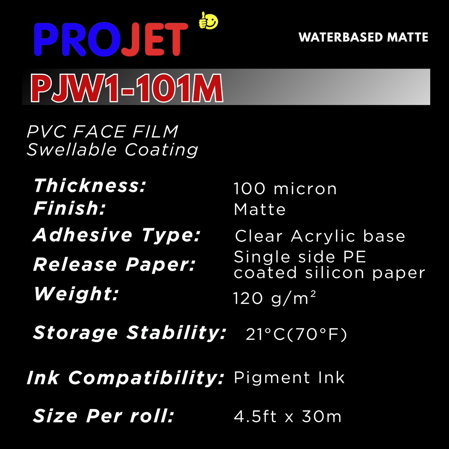 PROJET WHITE WATERBASED MATTE