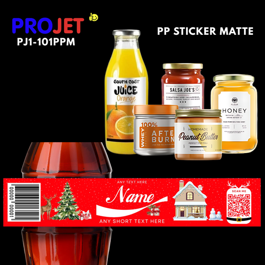 PROJET WHITE MATT PP STICKER