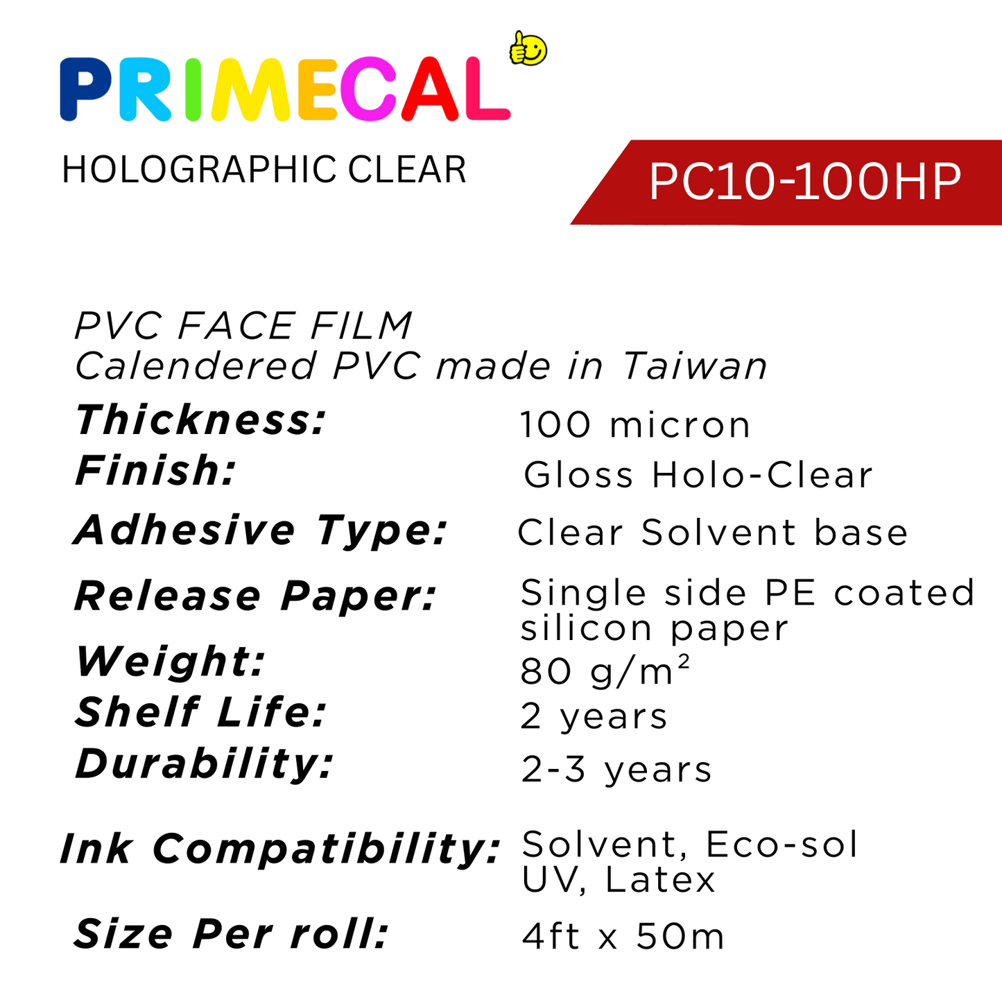 HOLOGRAPHIC CLEAR (PRINTABLE)