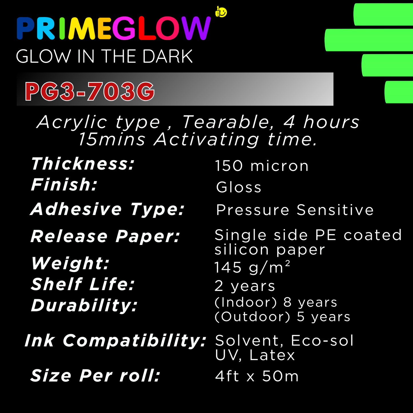 PRIMEGLOW GREEN (PG3-703G)