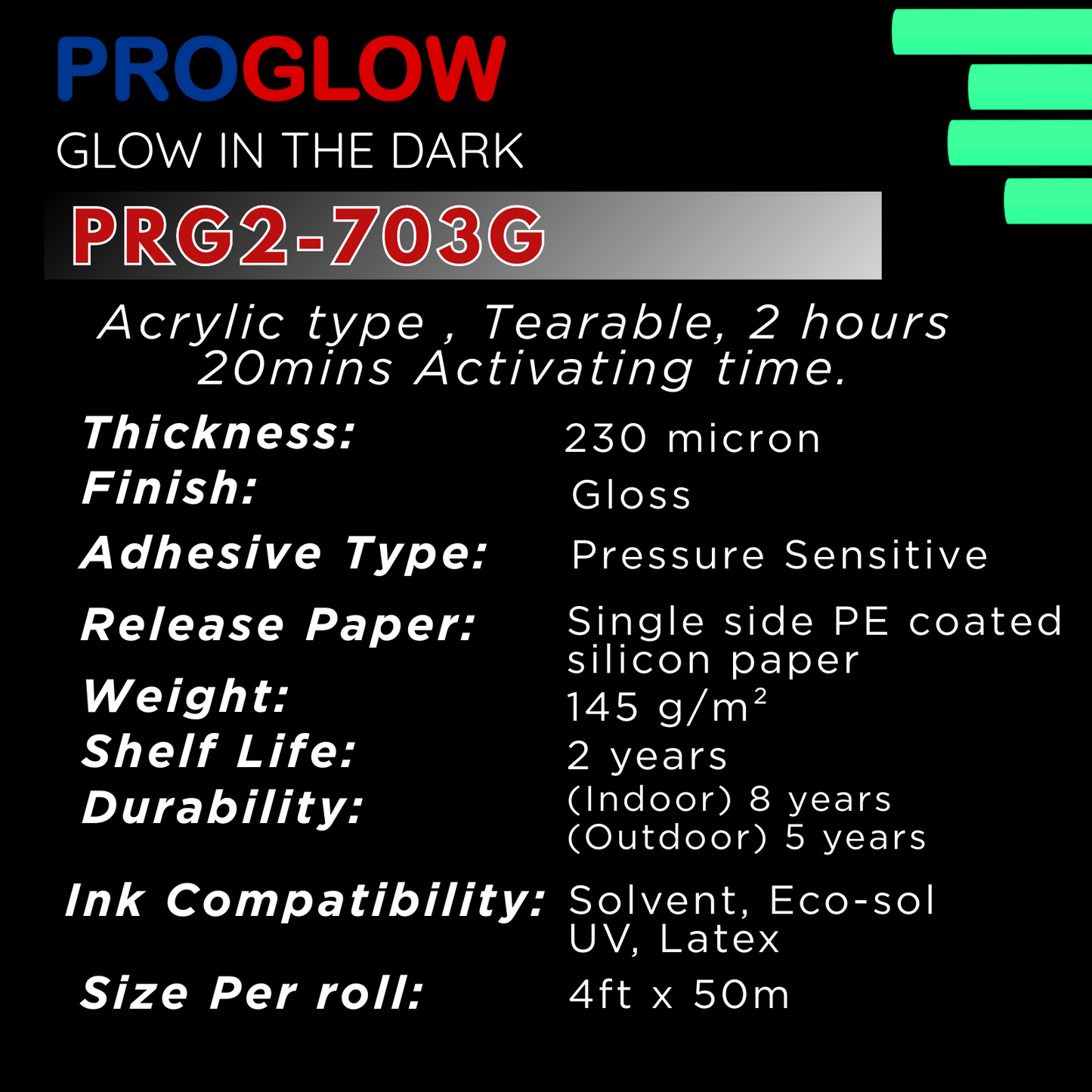 PROGLOW GREEN (PRG2-703G)