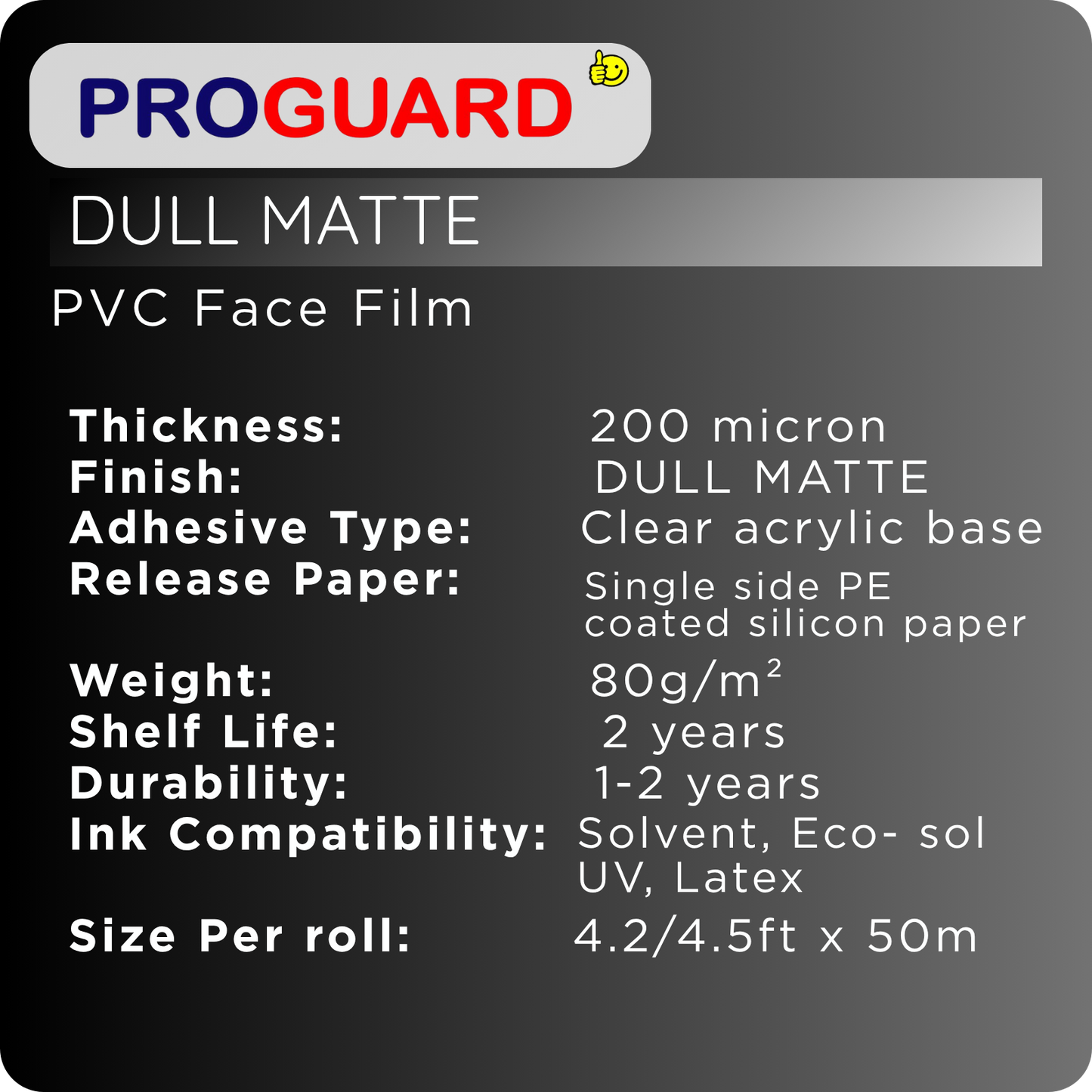 PROGUARD CLEAR FLOOR LAMINATION MATT