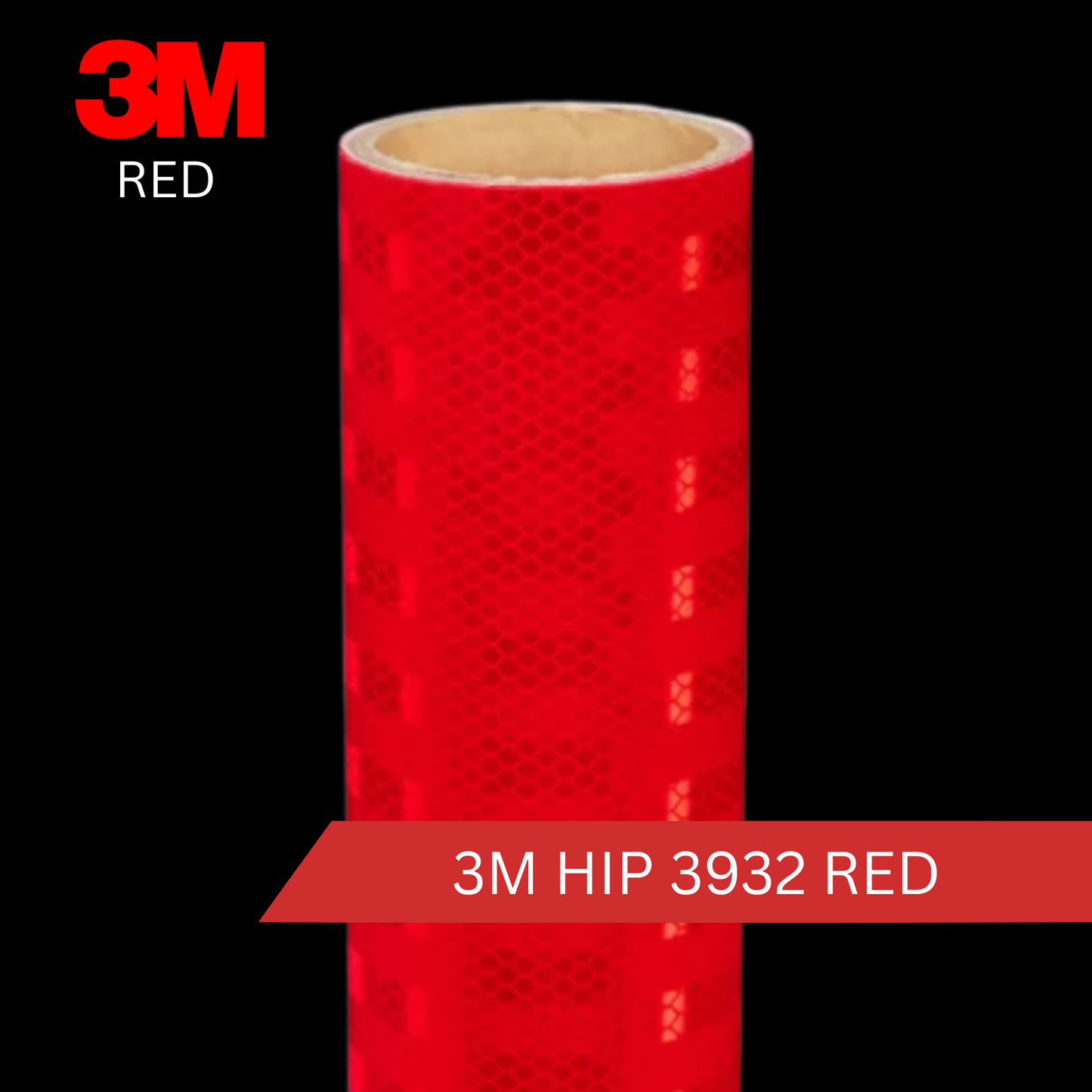3M HIP 3932 RED – Stickershop