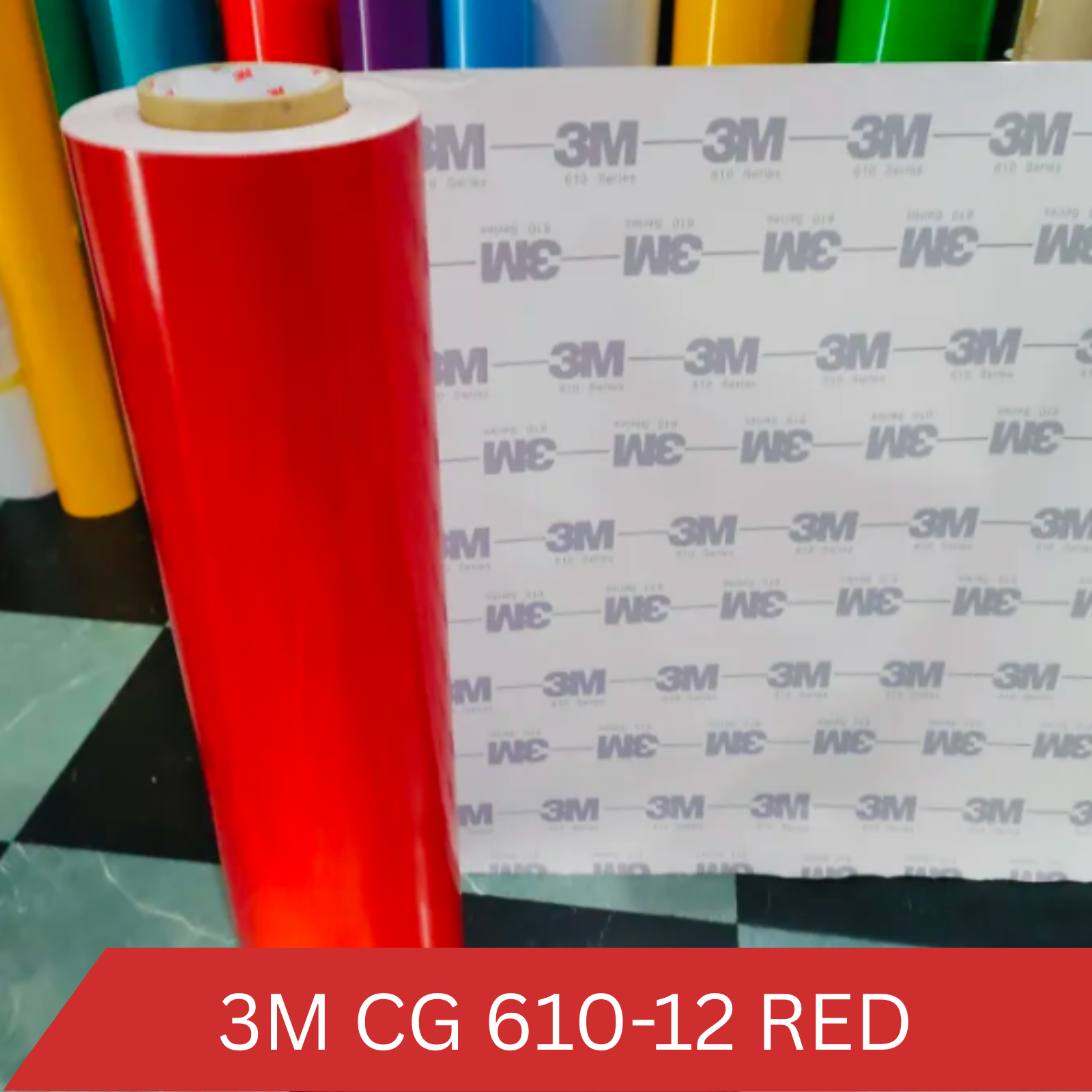 3M CG 610-12 RED – Stickershop