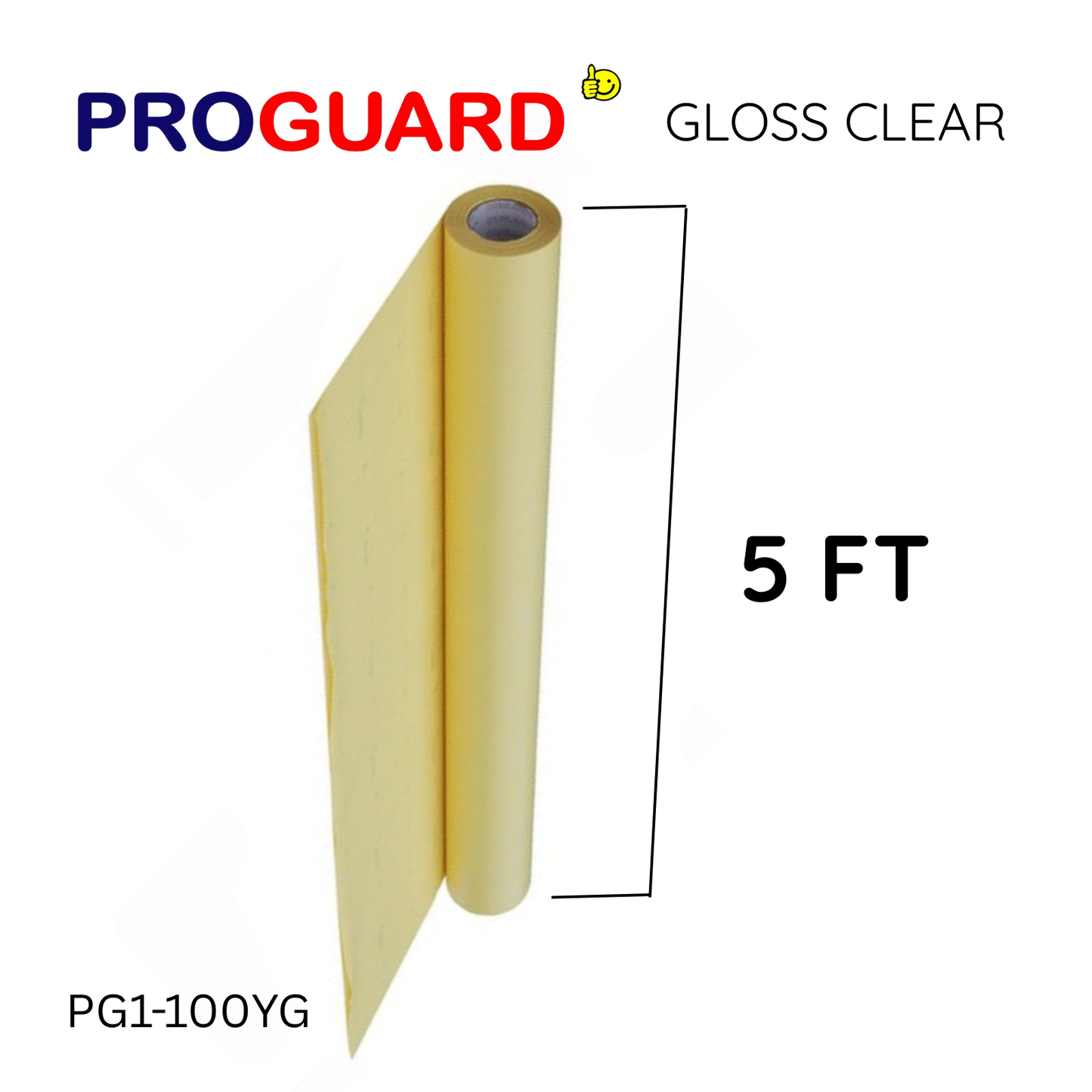 5ft PROGUARD CLEAR GLOSS YELLOW LINER