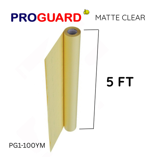 5ft PROGUARD CLEAR MATT YELLOW LINER