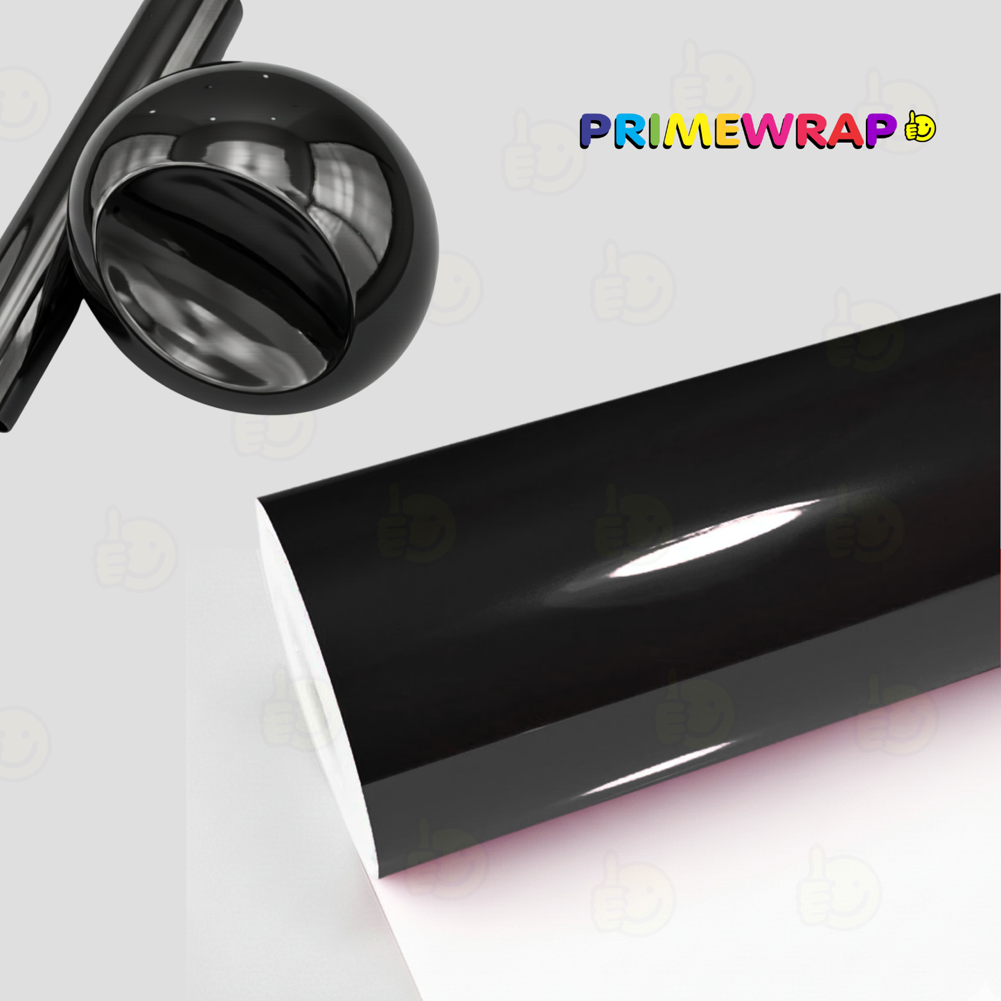 PRIMEWRAP GLOSS CHROME BLACK