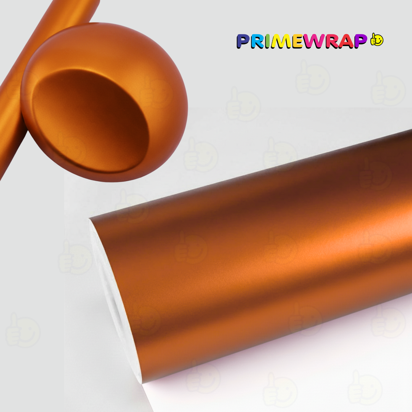 PRIMEWRAP MATTE CHROME ORANGE