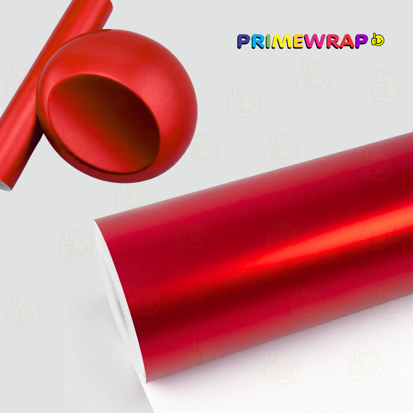 PRIMEWRAP MATTE CHROME RED
