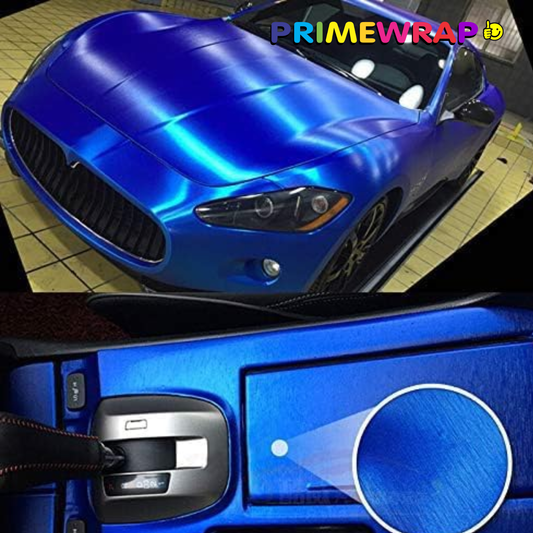 PRIMEWRAP BRUSH CHROME BLUE