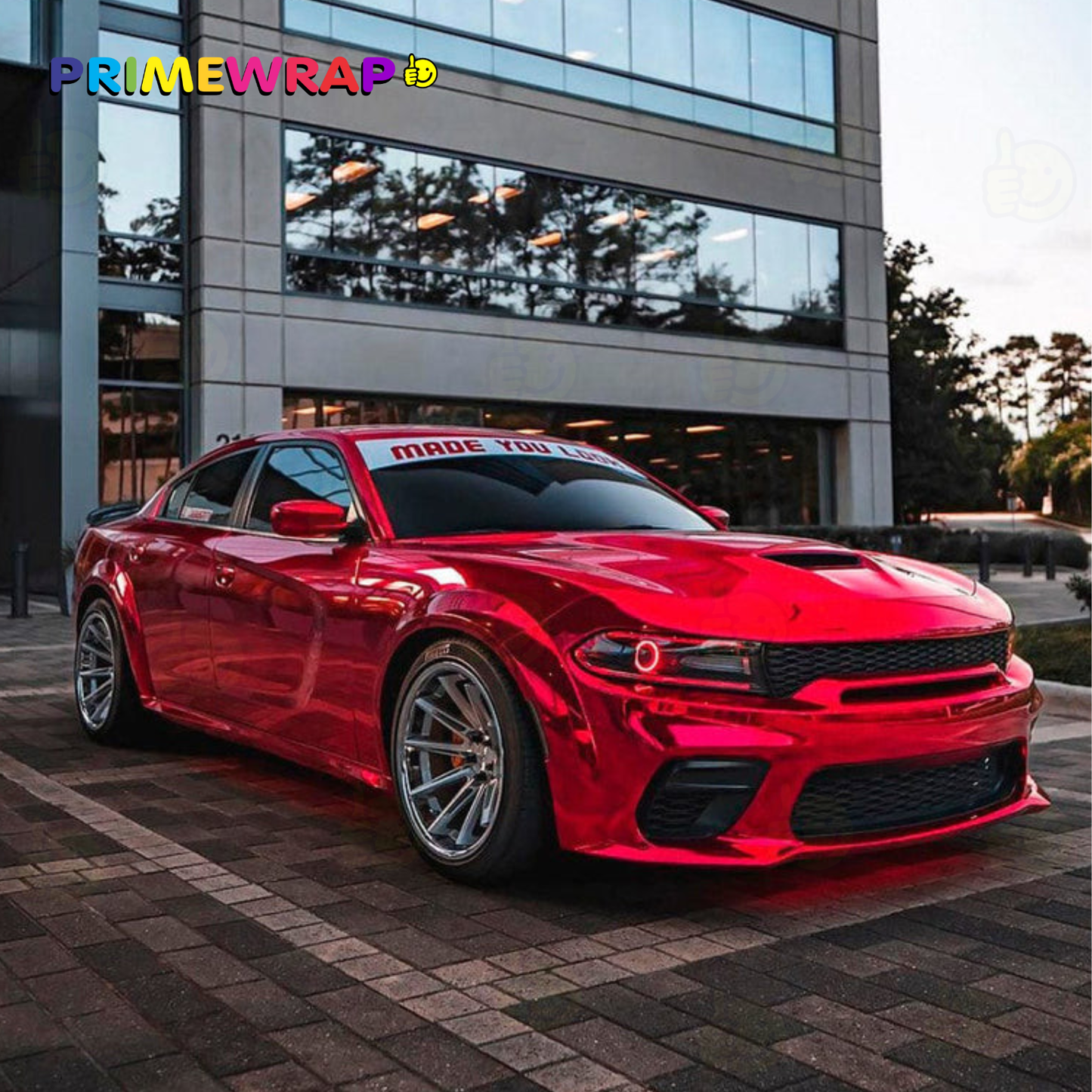 PRIMEWRAP GLOSS CHROME RED