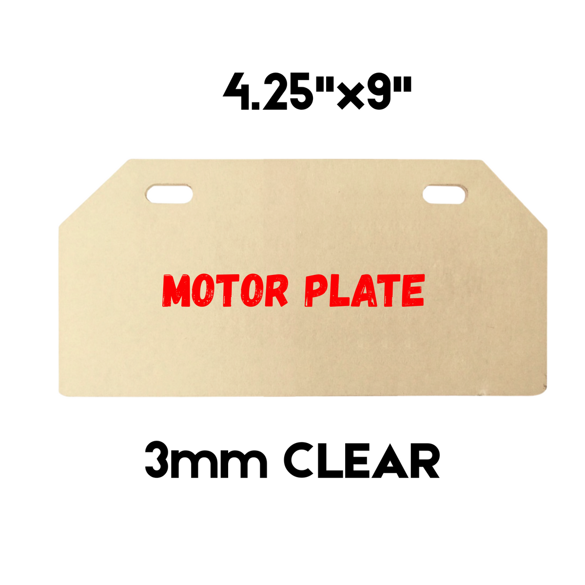 Example Motor Plate MOTOR PLATE 4.25