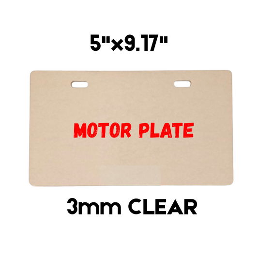 NEW MOTOR PLATE 5"x9.17" 3mm