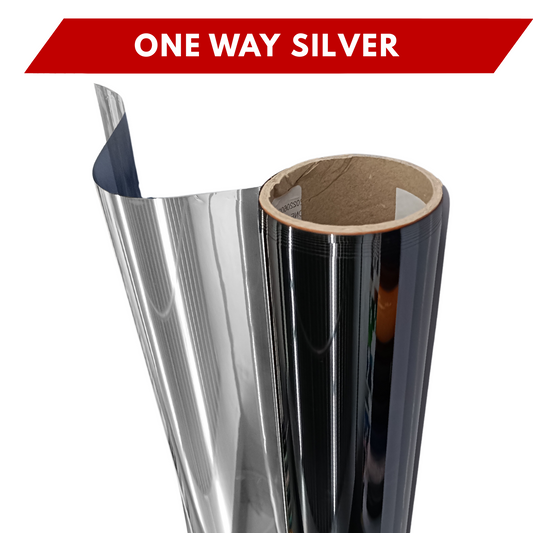 ONE WAY SILVER WINDOW TINT