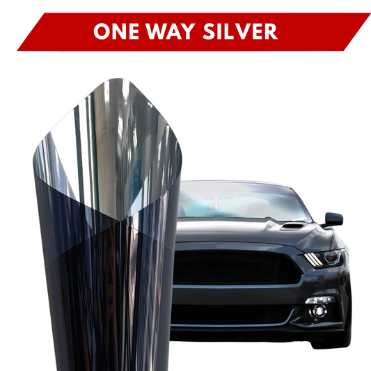 ONE WAY SILVER WINDOW TINT