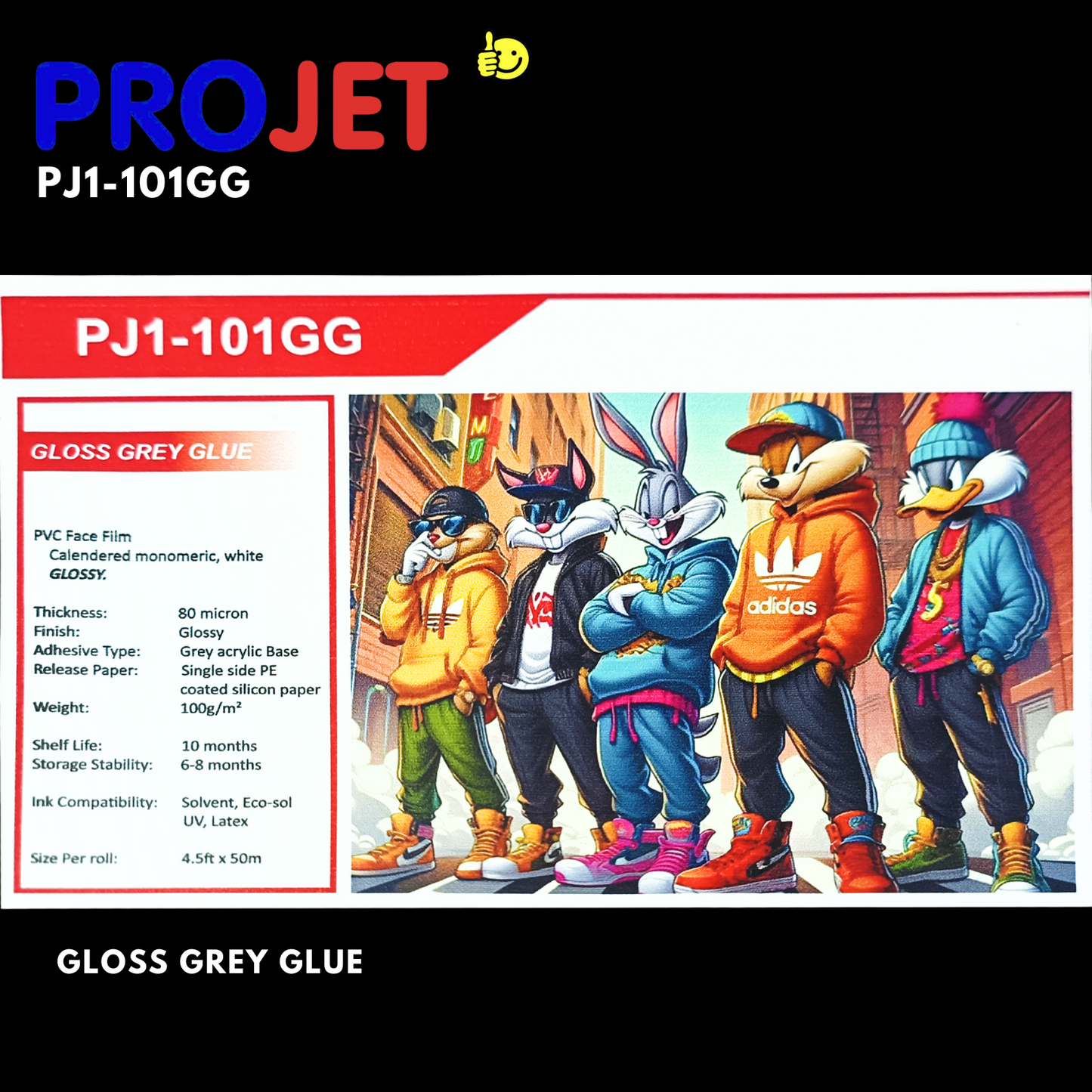 PROJET WHITE GLOSS GREY GLUE