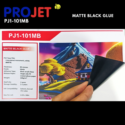 PROJET WHITE MATT BLACK GLUE