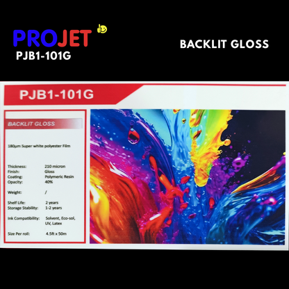 PROJET WHITE BACKLIT GLOSS