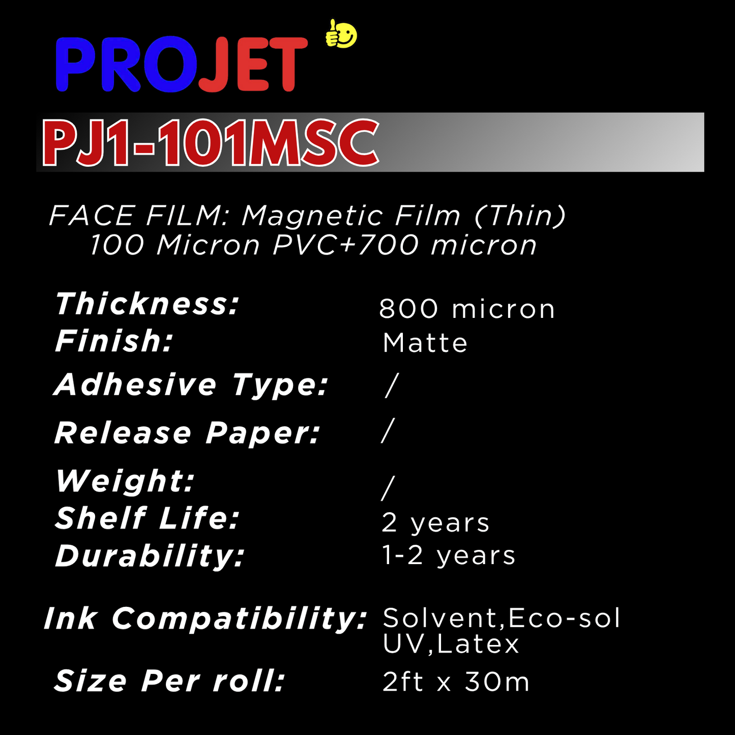 700 MICRON MAGNETIC SHEET (FOR CARS)