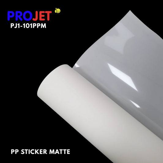 PROJET WHITE MATT PP STICKER