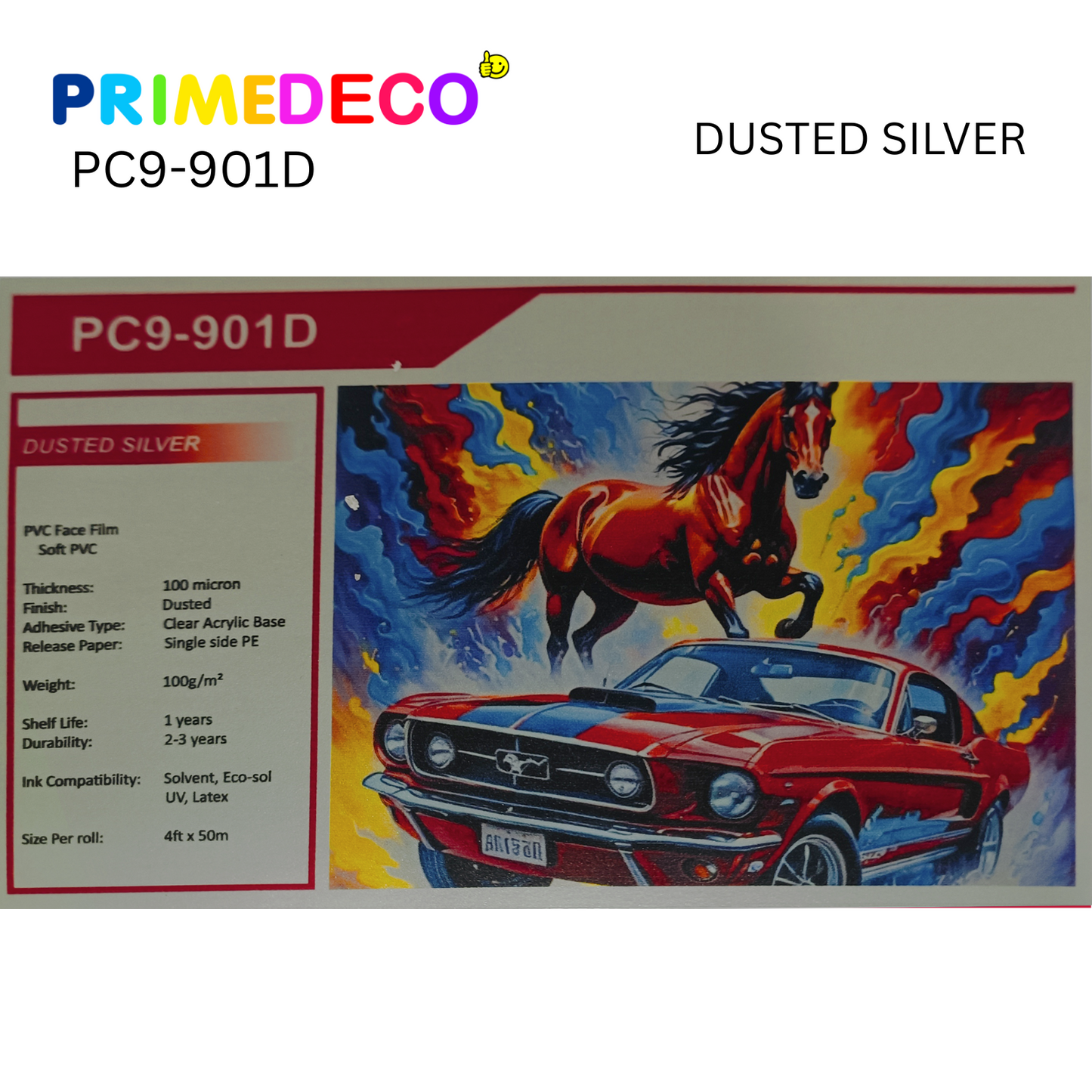 PRIMEDECO DUSTED SILVER (PC9-901D)