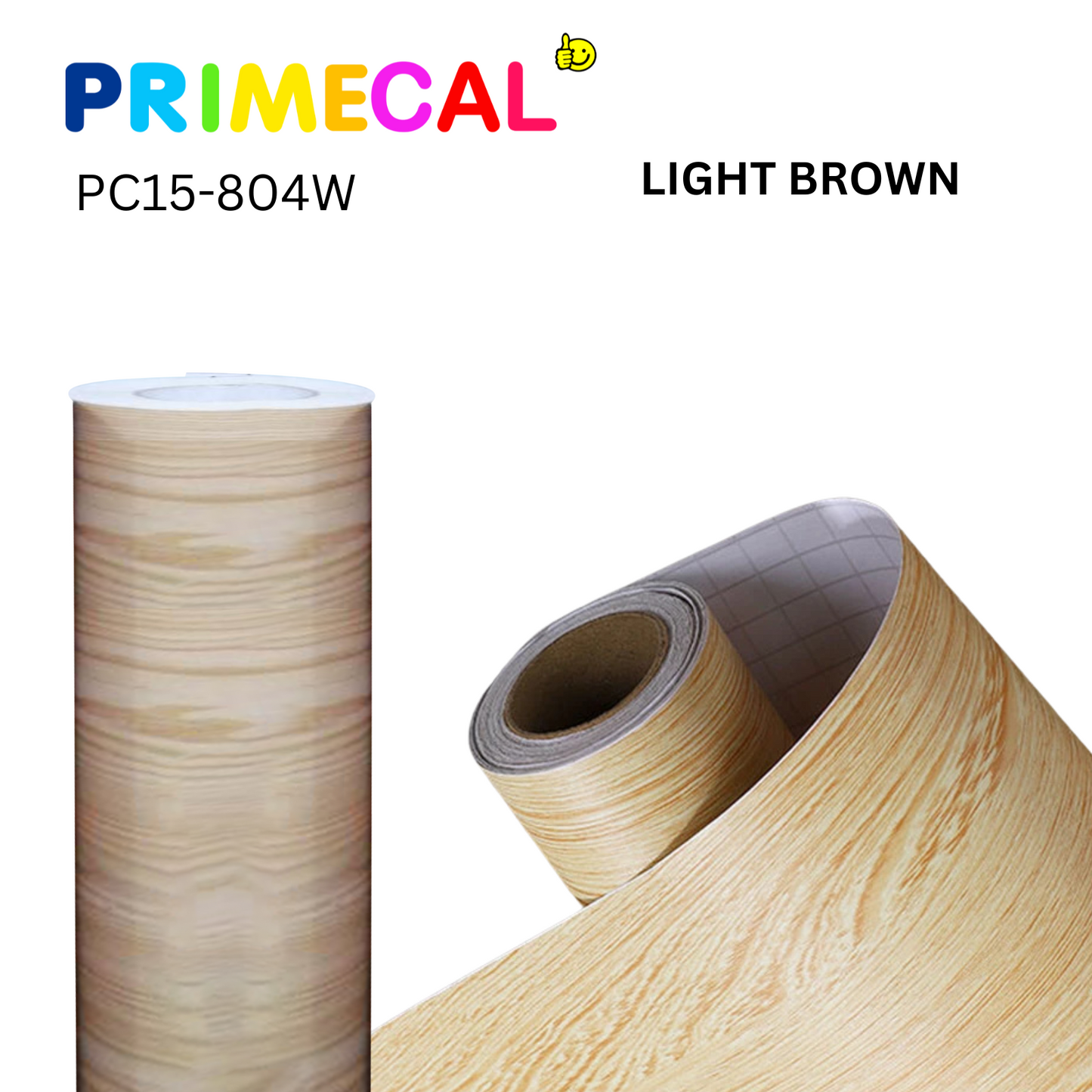 WOOD GRAINY LIGHT BROWN (PC15-804W)