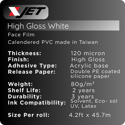 XJET HIGH GLOSS WHITE