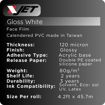 XJET GLOSS WHITE