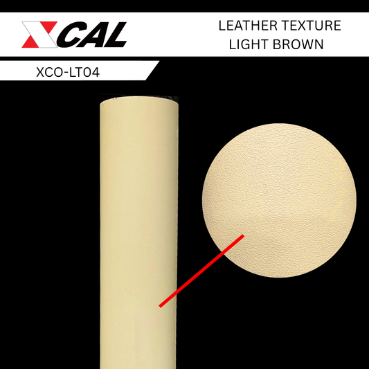 LIGHT BROWN LEATHER TEXTURE MATT